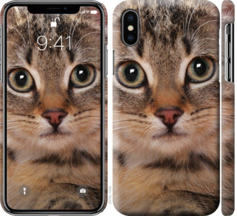 

Чехол Полосатый котик для iPhone XS (5.8") 675803