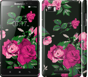 

Чохол Троянди на чорному тлі на Lenovo Vibe Z K910 546958