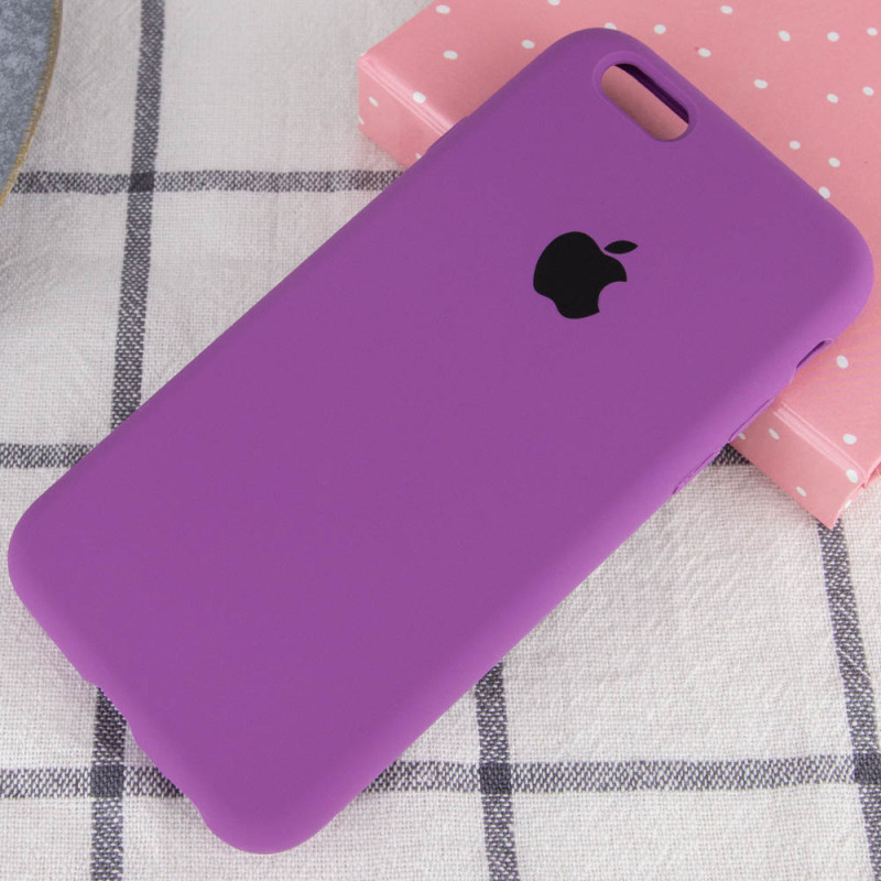 Фото Чехол Silicone Case Full Protective (AA) для Apple iPhone 7 / 8 / SE (2020) (4.7") (Фиолетовый / Grape) на vchehle.ua