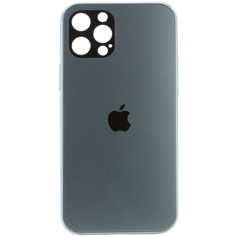 

TPU+Glass чохол GLOSSY Logo Full camera на Apple iPhone 12 Pro Max (6.7") (Зелений) 1093897