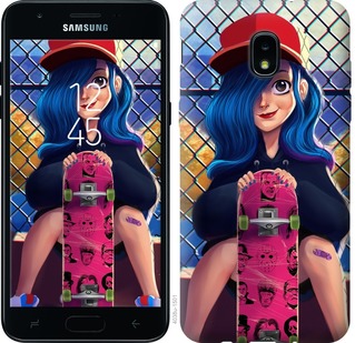 

Чехол Прикольная девочка со скейтбордом для Samsung Galaxy J3 2018 671890