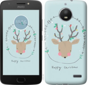 Чехол на Motorola Moto E4 Happy Christmas