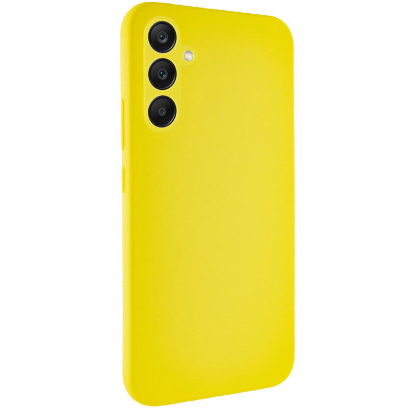 Фото Чехол Silicone Cover Lakshmi Full Camera (AAA) для Samsung Galaxy A55 (Желтый / Yellow) на vchehle.ua