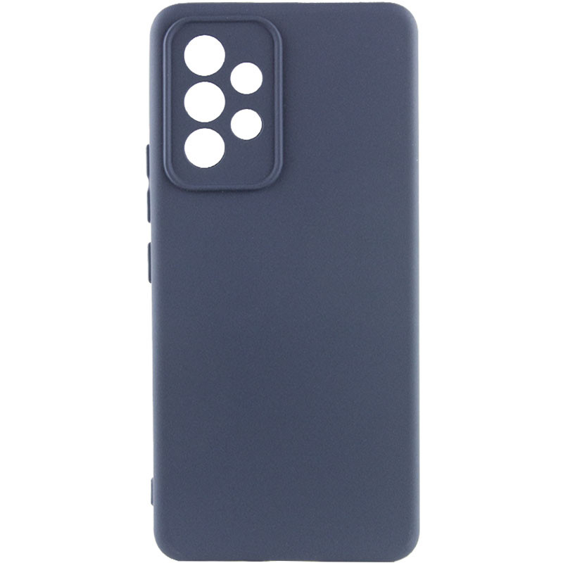 Чехол Silicone Cover Lakshmi Full Camera (A) для Samsung Galaxy A73 5G (Синий / Midnight Blue)