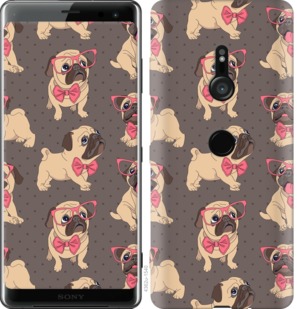 

Чехол мопсики 2 для Sony Xperia XZ3 H9436 731493
