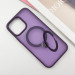 Фото TPU+PC чохол Metal Buttons with Magnetic Safe Colorful HQ Ring для Apple iPhone 14 Pro Max (6.7") (Purple) в маназині vchehle.ua