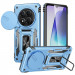 Ударопрочный чехол Camshield Army Ring для Xiaomi Redmi Note 14 Pro 4G (Голубой / Light Blue)