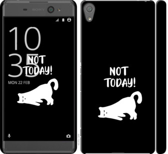 

Чехол Уставший кот для Sony Xperia XA Dual 874323