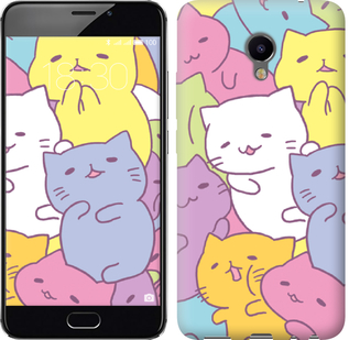 

Чохол Котики на Meizu M3e 565632