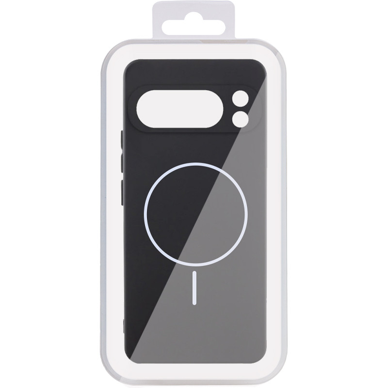 Чехол Silicone Cover Lakshmi Full Camera (AA) with MagFit для Google Pixel 9 Pro XL (Черный / Black) в магазине vchehle.ua