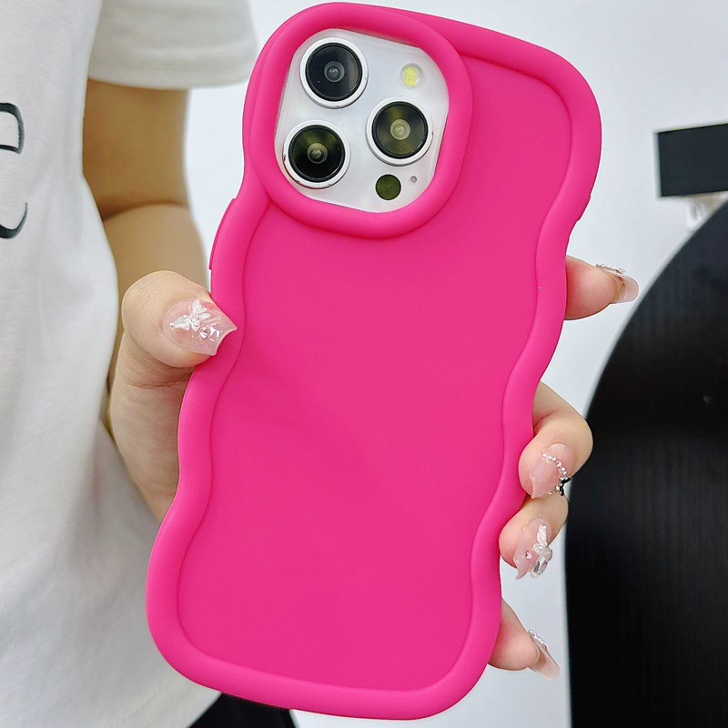Фото Чохол TPU Ripple на Apple iPhone 16 Pro (6.3") (Dragon Fruit) в маназині vchehle.ua