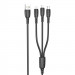 Дата кабель Borofone BX71 USB to 3in1 (1m) (Черный)