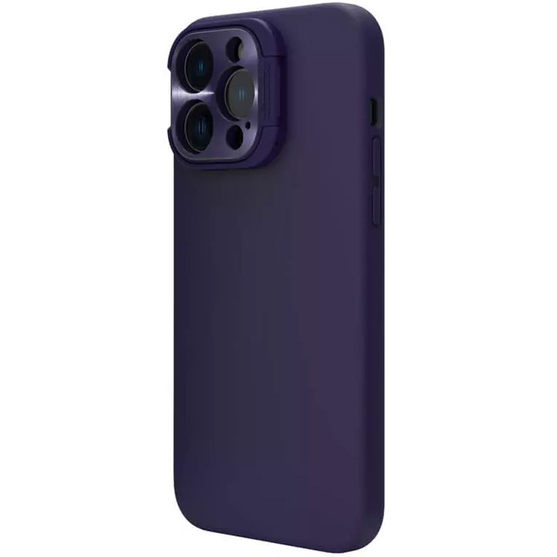 Фото Чехол Silicone Nillkin LensWing Magnetic для Apple iPhone 14 Pro (6.1") (Фиолетовый / Deep Purple) на vchehle.ua