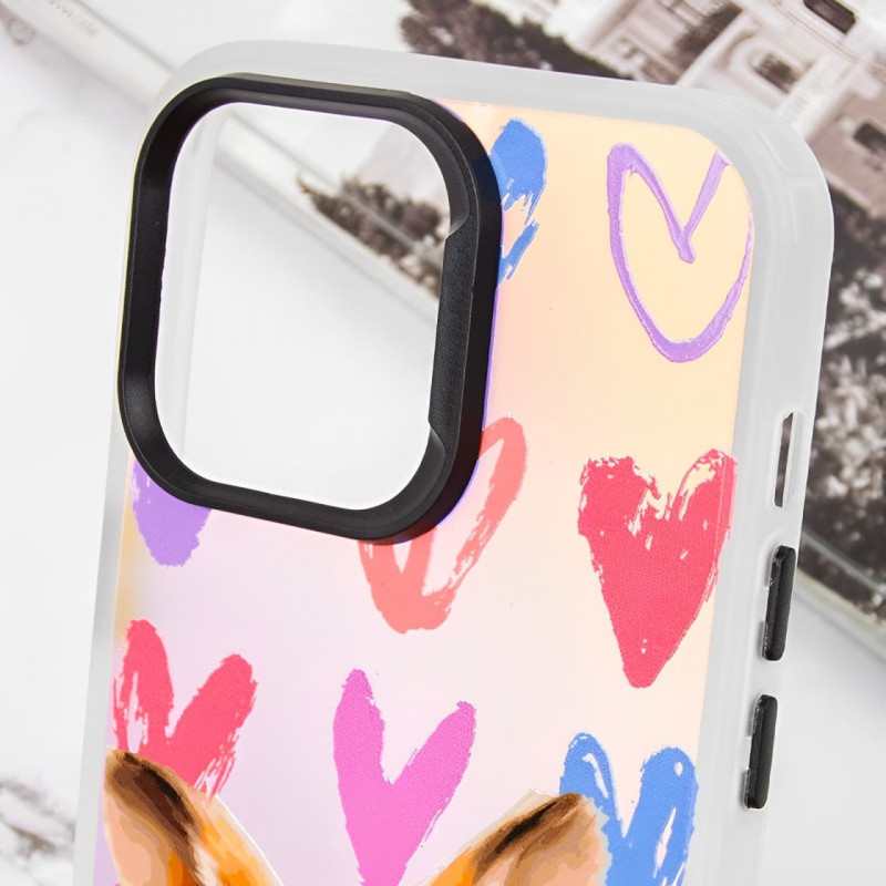 Купить TPU+PC чехол TakiTaki Love magic glow для Xiaomi Redmi Note 10 Pro / 10 Pro Max (Sweet rabbit / Pink / Purple) на vchehle.ua