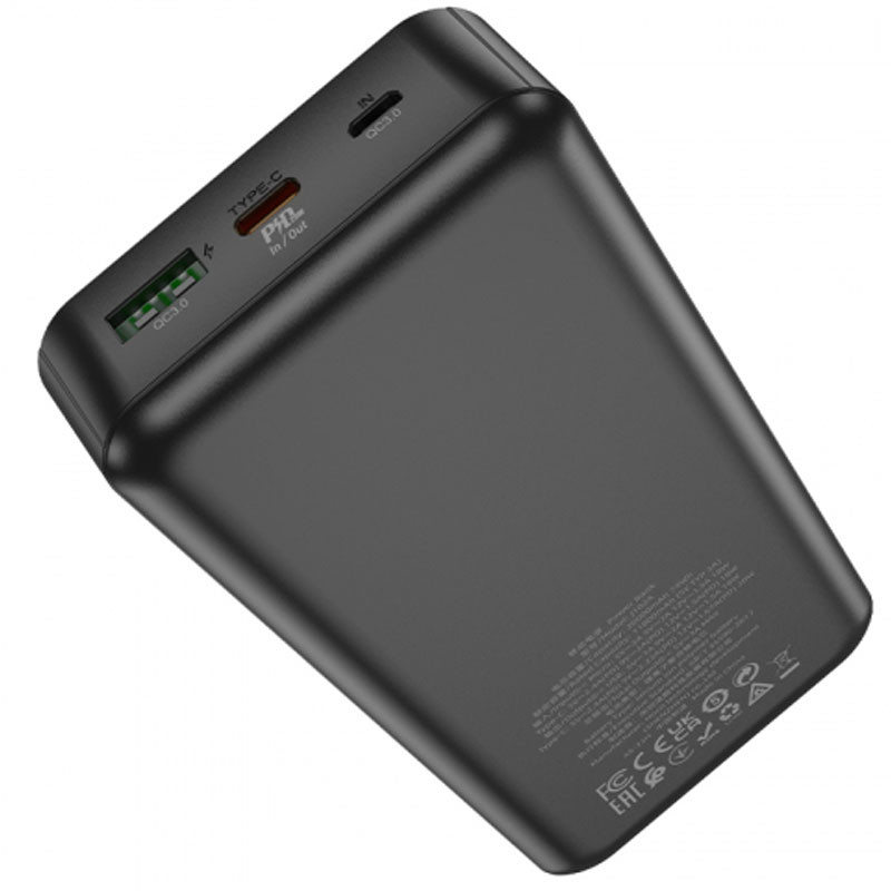 Фото Портативний ЗП Power Bank Hoco J102A Cool figure PD20W+QC3.0 20000 mAh (Black) на vchehle.ua