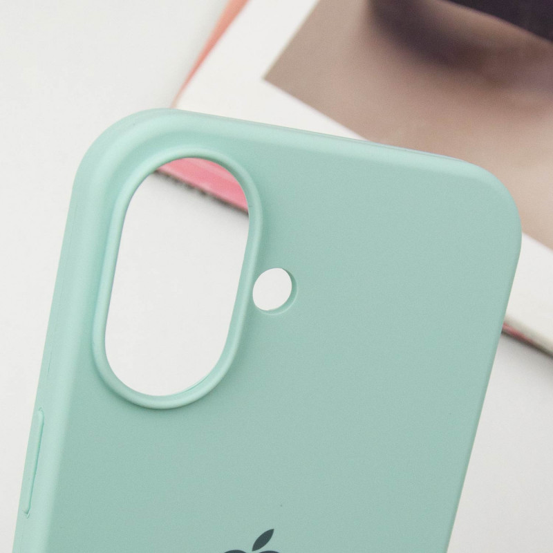 Купить Чехол Silicone Case Full Protective (AA) для Apple iPhone 16 Plus (6.7") (Бирюзовый / Turquoise) на vchehle.ua