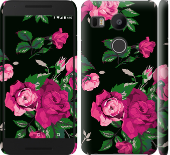 

Чохол Троянди на чорному тлі на LG Nexus 5X H791 546980