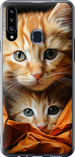 Чехол Котики 2 для Samsung Galaxy A20s A207F