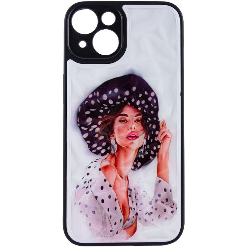 TPU+PC чехол Prisma Ladies для Apple iPhone 14 (6.1") (Girl in a hat)