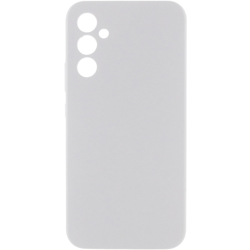 Чехол Silicone Cover Lakshmi Full Camera (AAA) для Samsung Galaxy S24 FE (Белый / White)