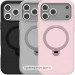 TPU+PC чохол Metal Buttons with Magnetic Safe Colorful HQ Ring для Apple iPhone 17 (6.3")