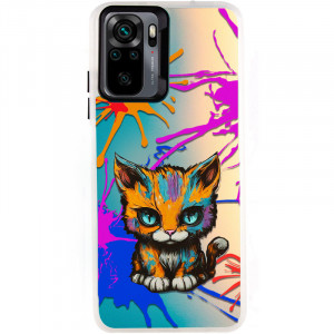 TPU+PC чехол TakiTaki Graffiti magic glow для Xiaomi Redmi Note 10