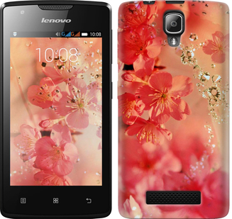 

Чехол Розовые цветы для Lenovo A1000 323822