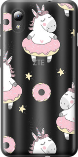 

Чехол Единорожки для ZTE Blade A3 2019 1624646