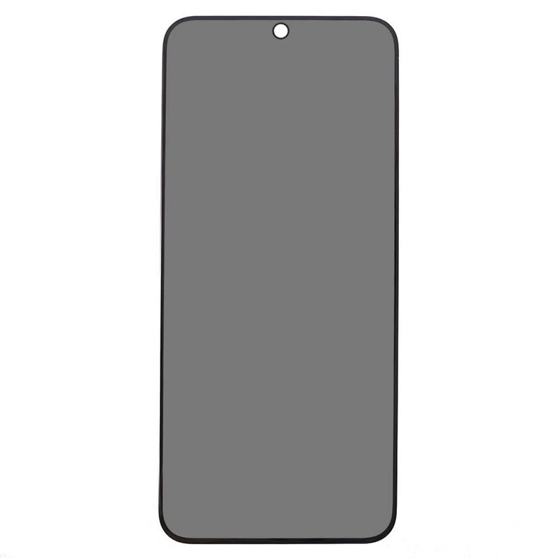 Фото Защитное стекло Privacy 5D (full glue) для Xiaomi Redmi Note 13 Pro 4G / Poco M6 Pro 4G (Черный) в магазине vchehle.ua