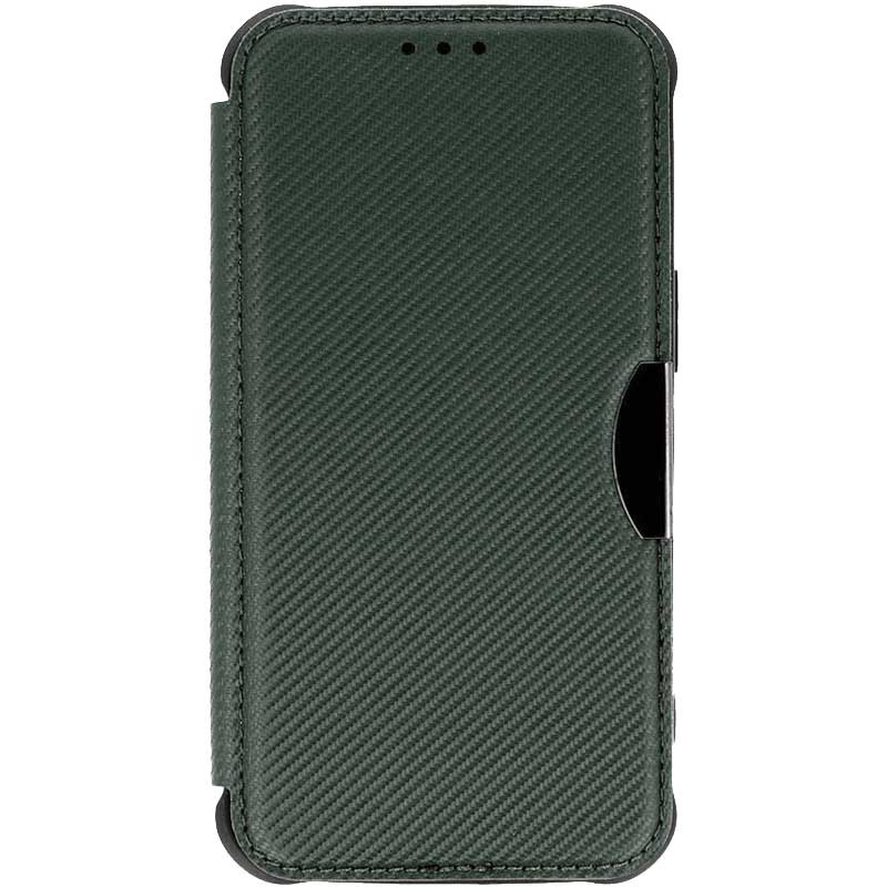 Шкіряний чохол-книжка GETMAN Razor (PU) на Xiaomi Redmi 14C / Poco C75 (Green)
