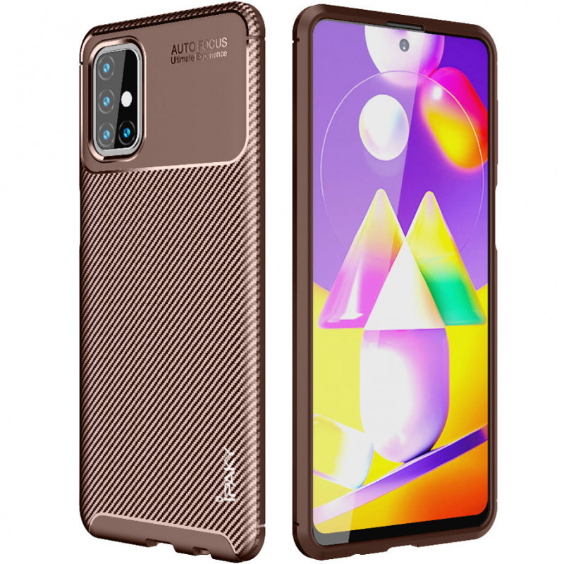 TPU чохол iPaky Kaisy Series на Samsung Galaxy M31s (Коричневий)