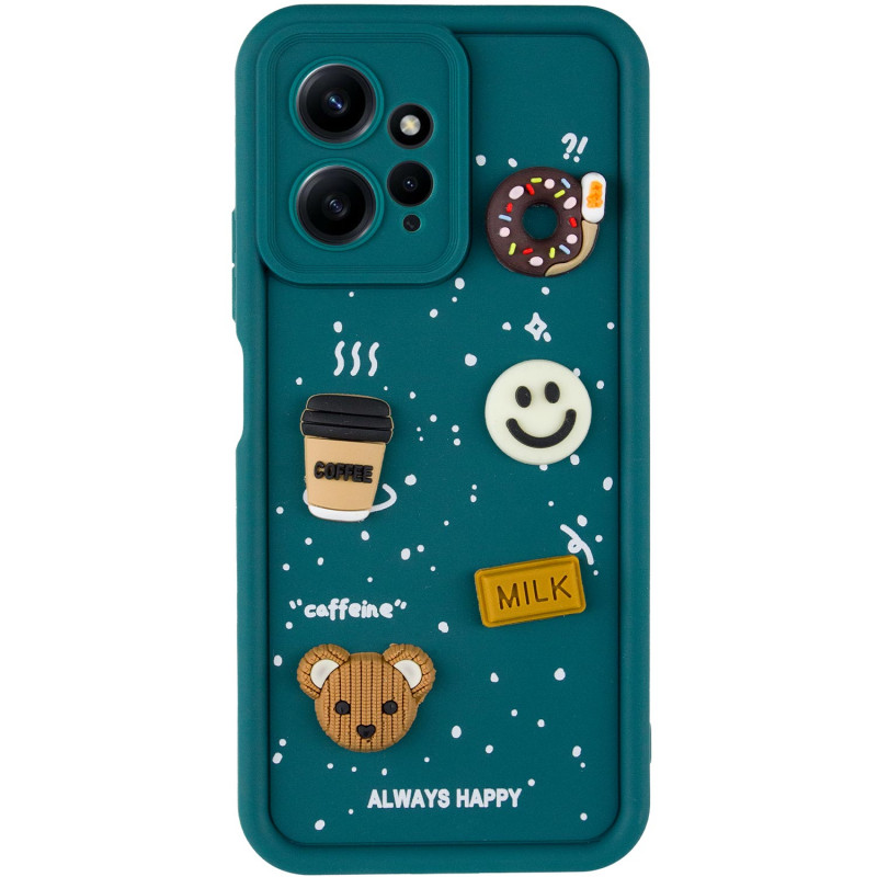 Фото Чохол TPU Toys Case на Xiaomi Redmi Note 12 4G (Pine Green / Always Happy) на vchehle.ua