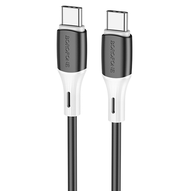 Дата кабель Borofone BX79 Type-C to Type-C 60W (1m) (Чорний)