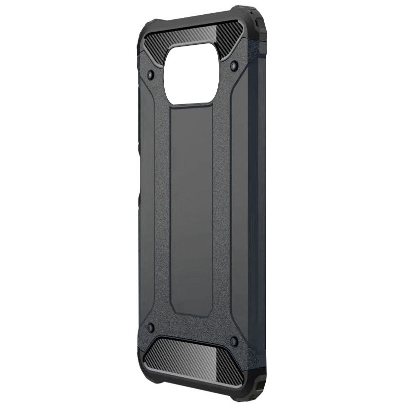 

Броньований протиударний TPU+PC чохол Immortal для Xiaomi Poco X3 NFC (Метал / Gun Metal) 1097159