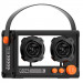 Фото Bluetooth колонка QD03 Transparent з мікрофоном (Black) на vchehle.ua