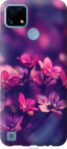 Чохол Пурпурні квіти на Realme C21
