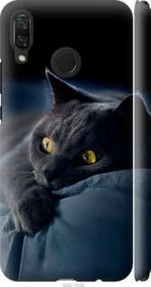 Чехол Дымчатый кот для Huawei Nova 3