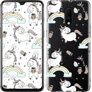 

Чехол Единорог и кофе для OnePlus 7 841234