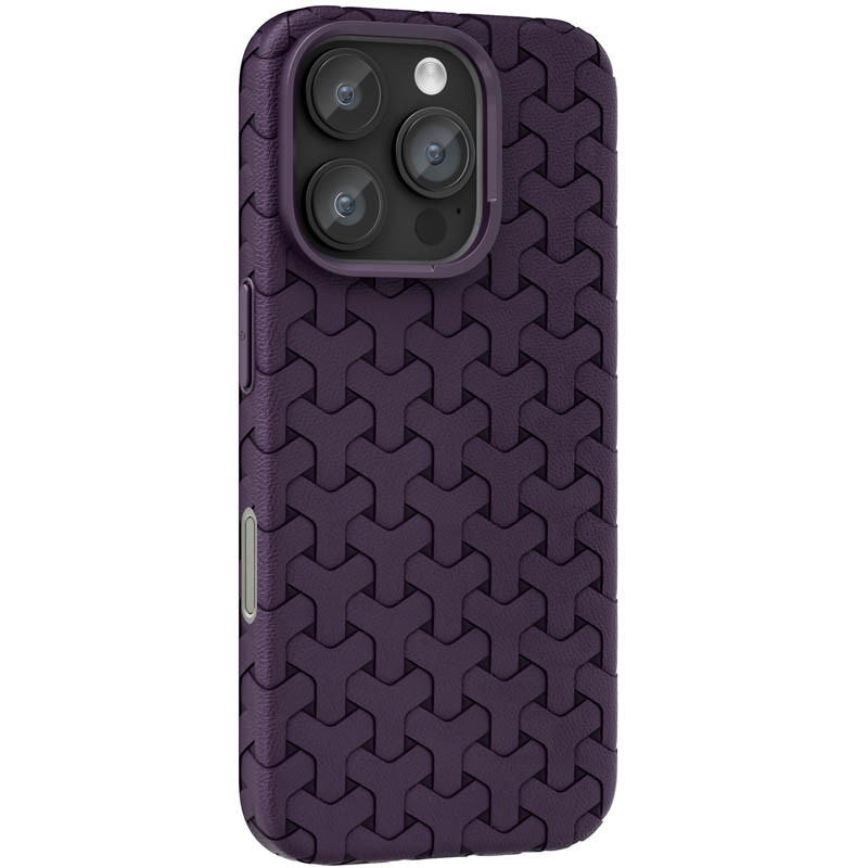 Чохол TPU Weaving на Apple iPhone 16 Pro (6.3") (Purple)