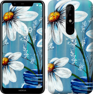 

Чохол Красиві арт-ромашки на Nokia 5.1 Plus 879226