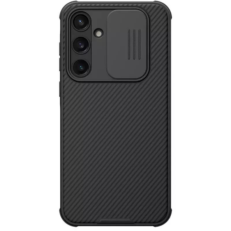 Карбоновая накладка Nillkin CamShield Pro Magnetic для Samsung Galaxy A35 (Black)