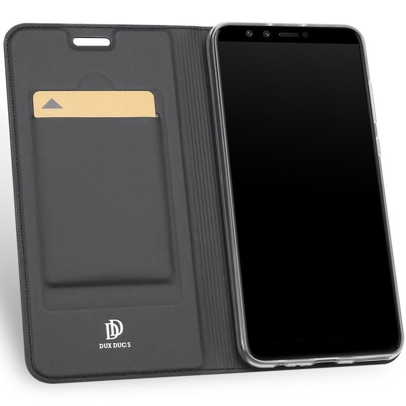 Фото Чохол-книжка Dux Ducis з кишенею для візиток на Samsung Galaxy J6+ (2018) (J610F) (Чорний) на vchehle.ua