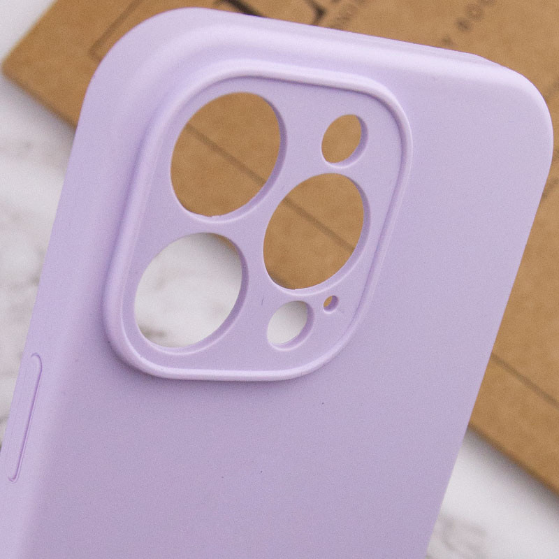 Замовити Чохол Silicone Case Full Camera Protective (AA) NO LOGO на Apple iPhone 15 Pro (6.1") (Бузковий / Lilac) на vchehle.ua