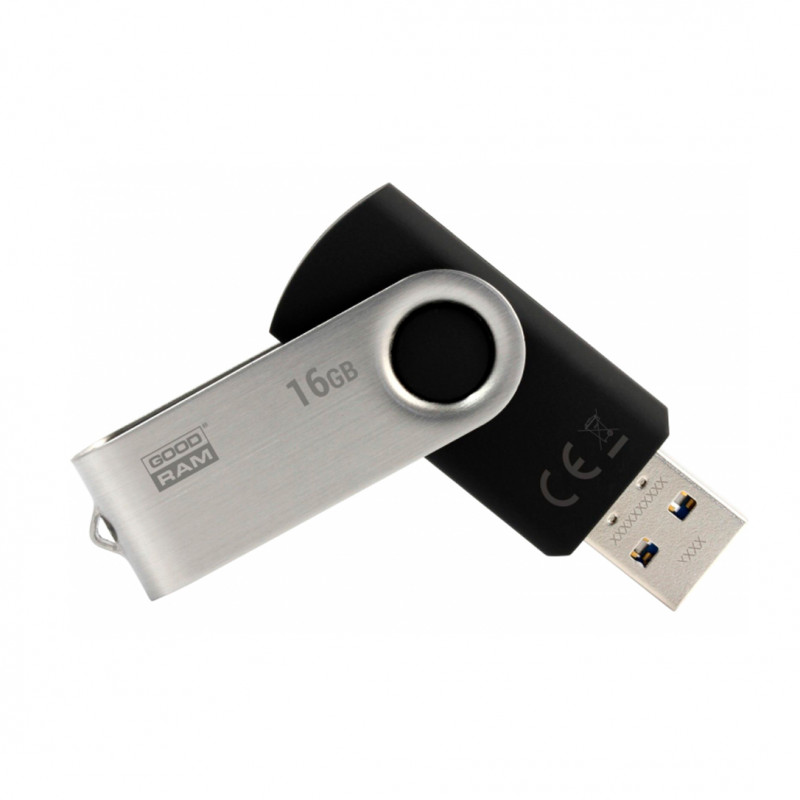 

Флеш накопичувач USB 3.0 16GB GOODRAM UTS2 (UTS2-0160K0R11) (Чорний) 871768