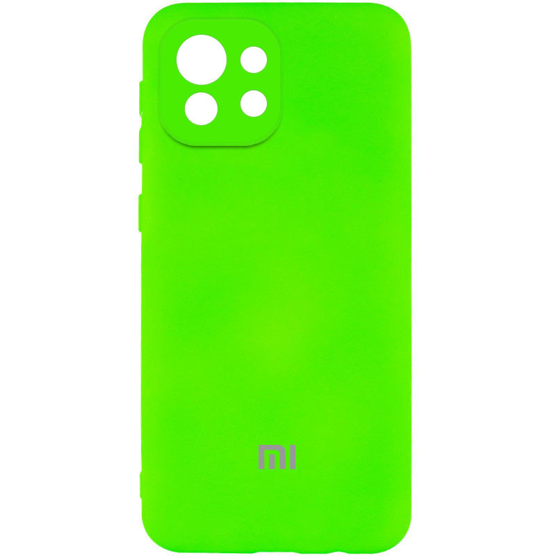 

Чехол Silicone Cover My Color Full Camera (A) для Xiaomi Mi 11 Lite (Салатовый / Neon green) 1167449