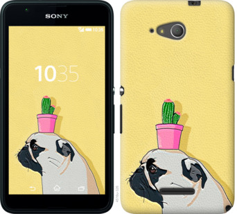 

Чохол Мопс з кактусом на Sony Xperia E4g 795623