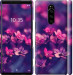 Чехол Пурпурные цветы для Sony Xperia XZ4