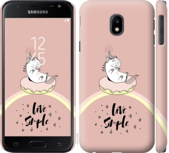 

Чехол Единорожка в пончике для Samsung Galaxy J3 (2017) 719204