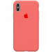Чохол Silicone Case Full Protective (AA) на Apple iPhone X (5.8") / XS (5.8") (Рожевий  / Barbie pink)