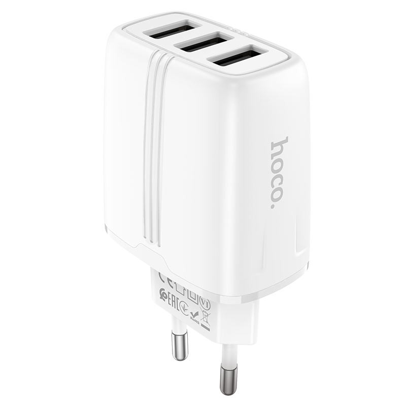 СЗП Hoco N15 (3USB/2.4A/17W) (Білий)